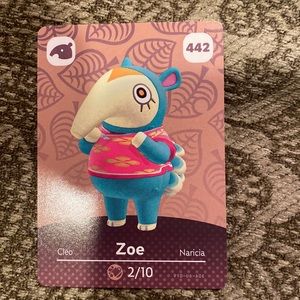 GENUINE ACNH amiibo for Zoe